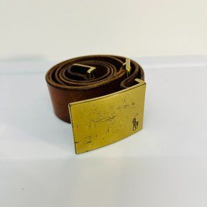 Polo Ralph Lauren Leather Belt w/ Buckle